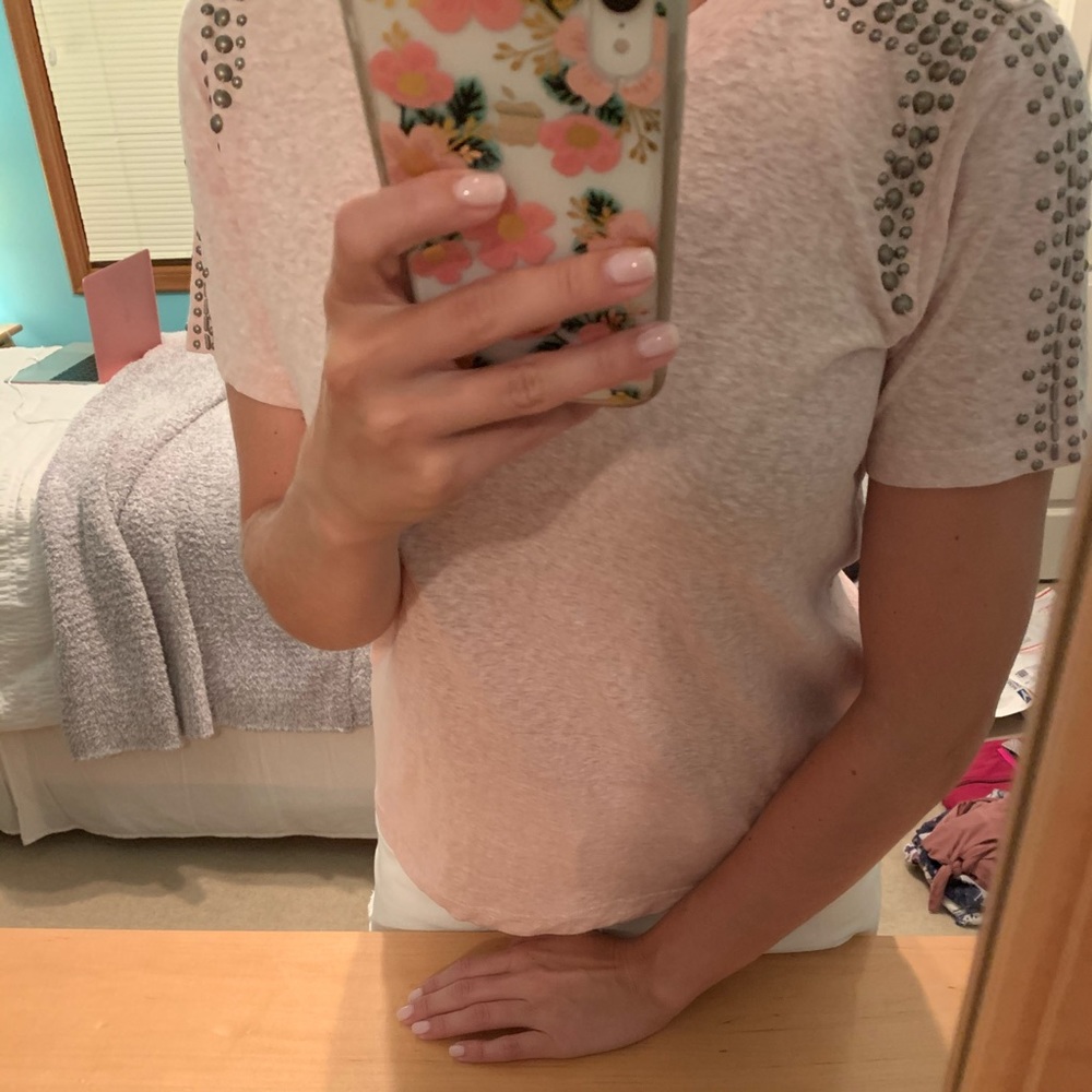💕Never worn JCrew shirt with adorable bead detail